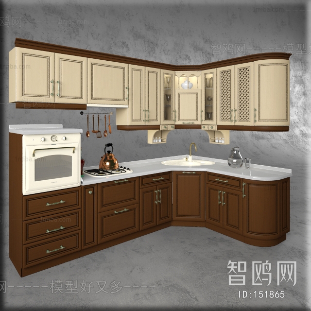 European Style Kitchen Cabinet