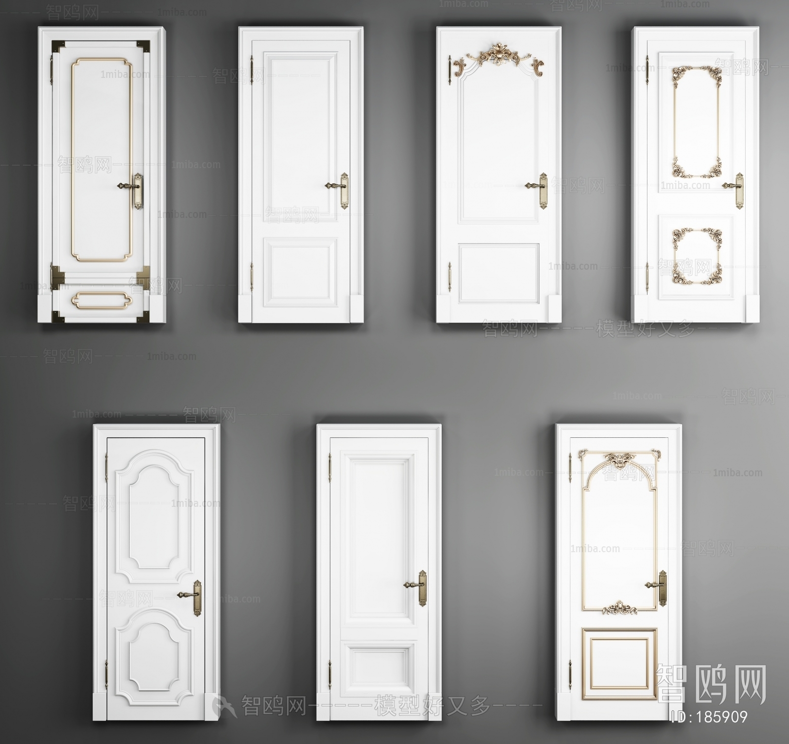 European Style Solid Wood Door