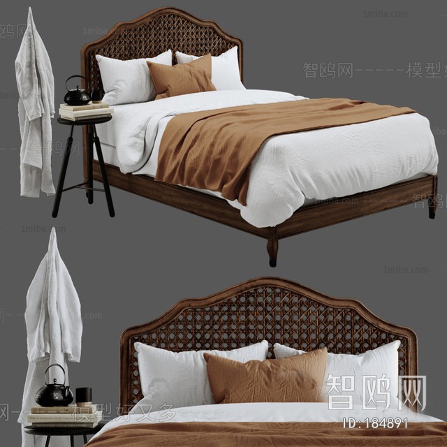 Southeast Asian Style Double Bed