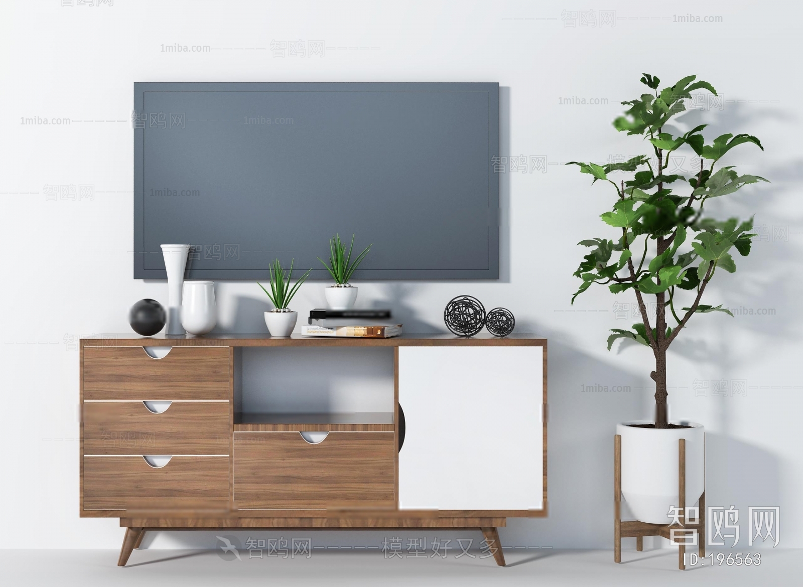 Nordic Style TV Cabinet