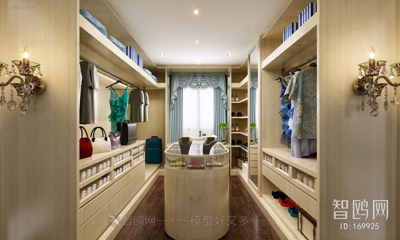 Modern Clothes Storage Area