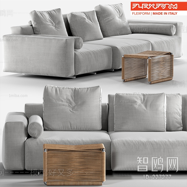 Modern Three-seat Sofa