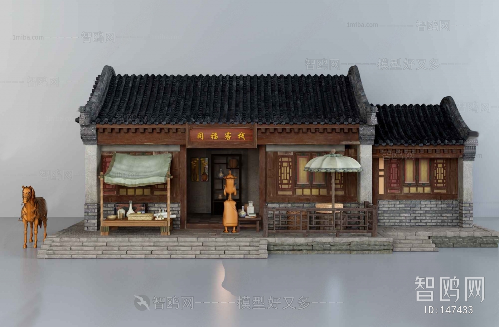 Chinese Style Ancient Architectural Buildings