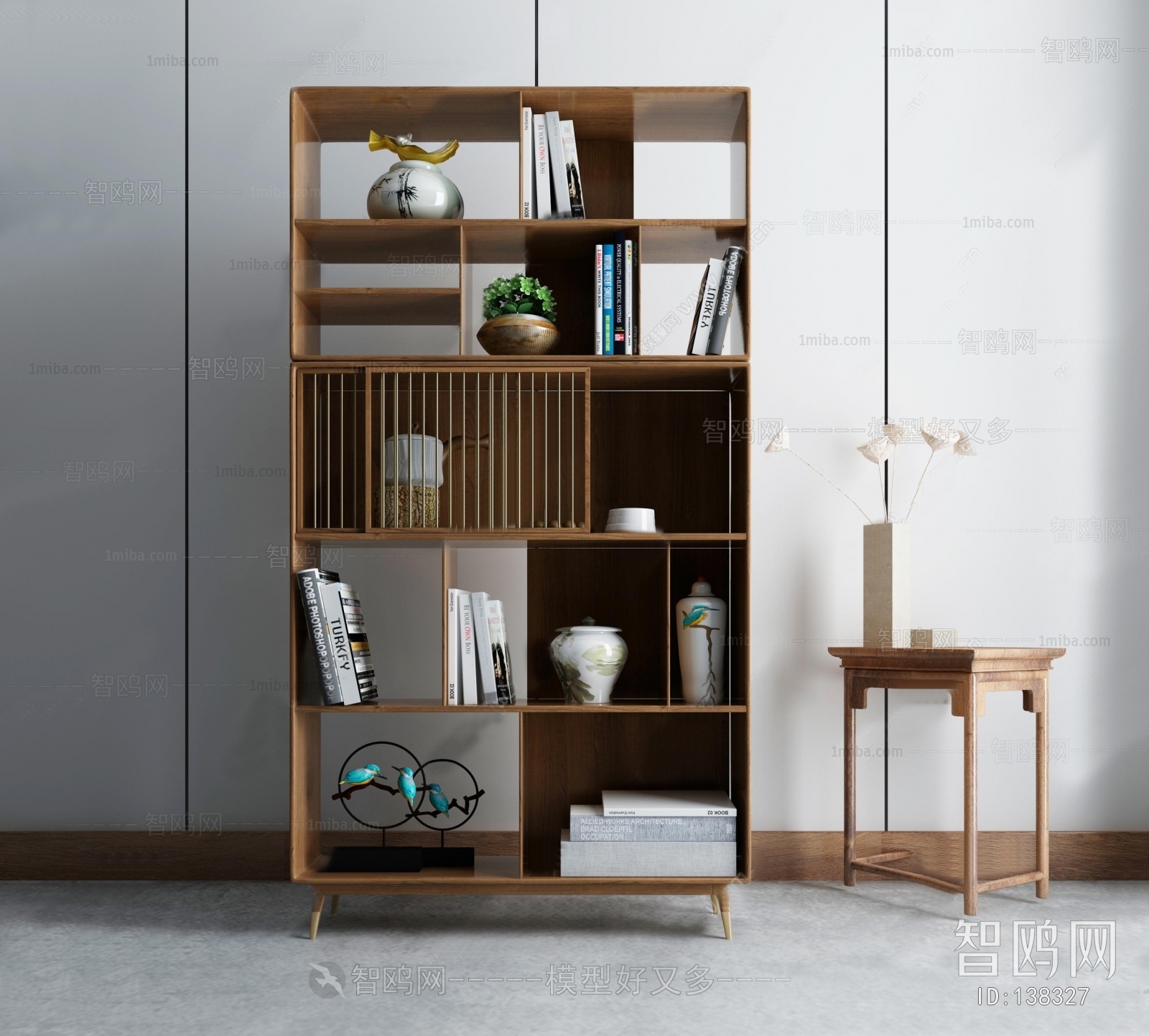 New Chinese Style Bookcase