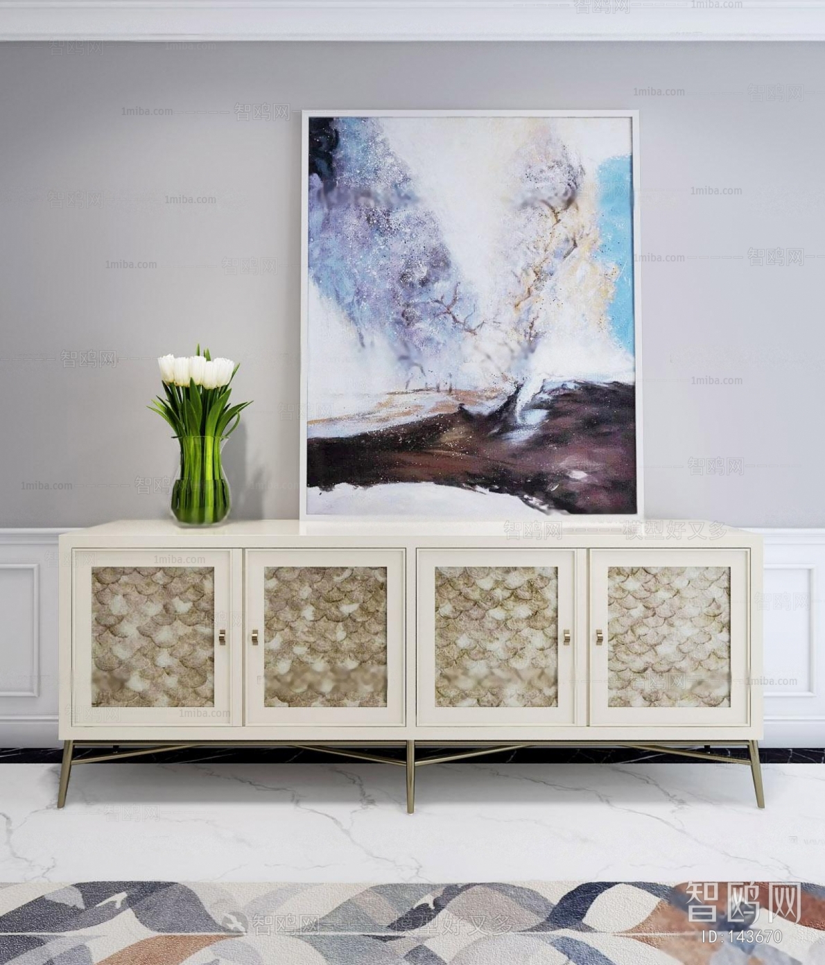 Modern Side Cabinet/Entrance Cabinet