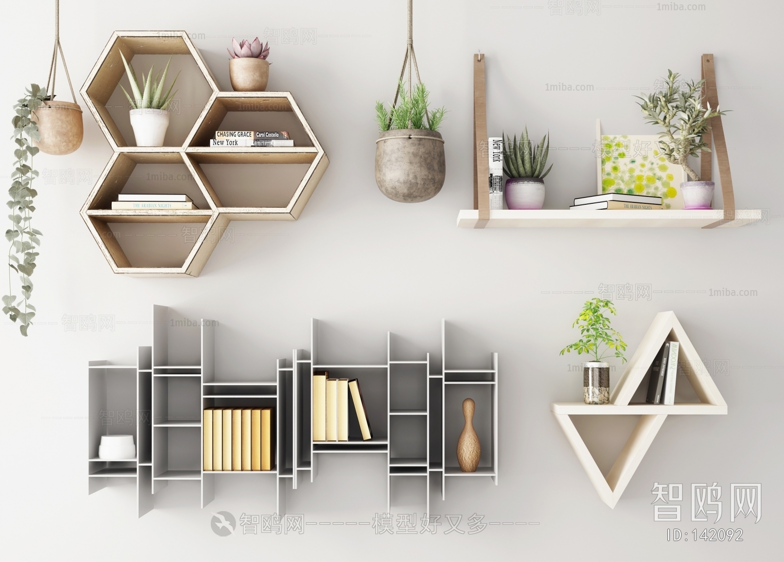 Modern Nordic Style Shelving