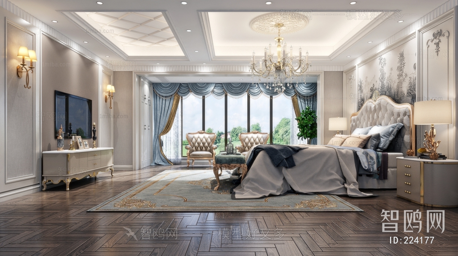 European Style Bedroom