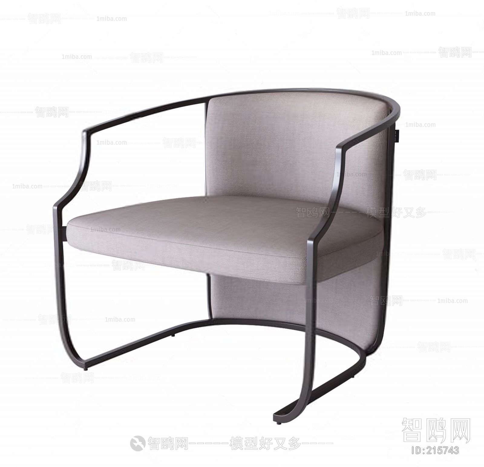 New Chinese Style Lounge Chair