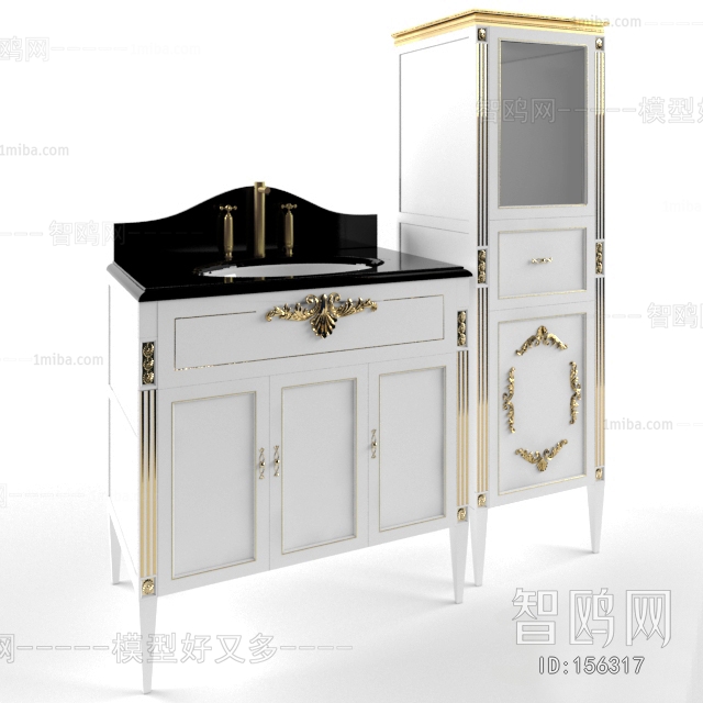 European Style Bathroom Cabinet