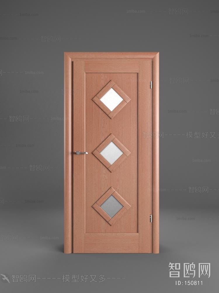 Modern Solid Wood Door