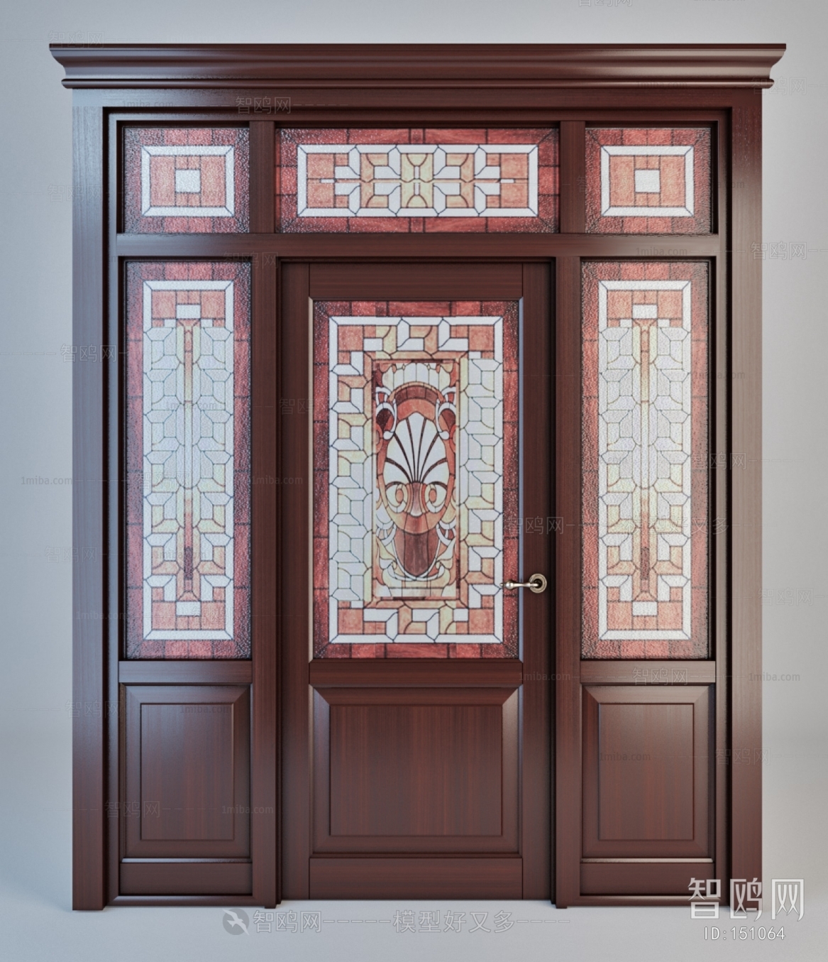 Modern Solid Wood Door