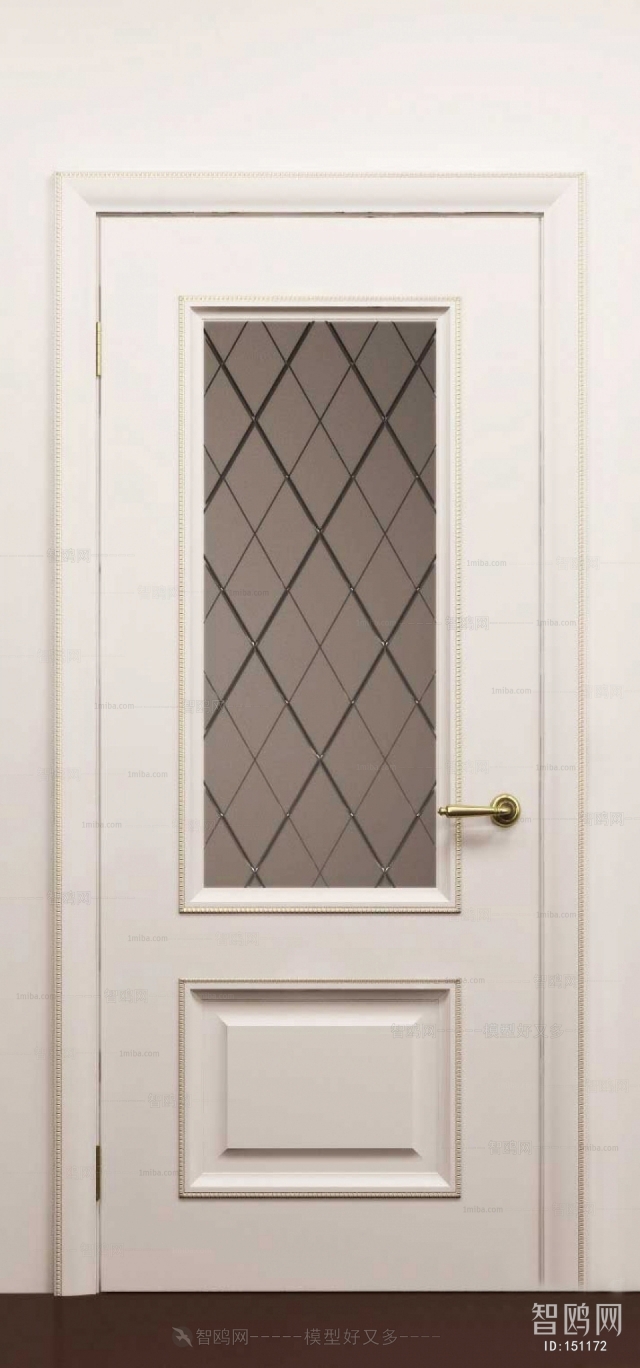 Modern Solid Wood Door