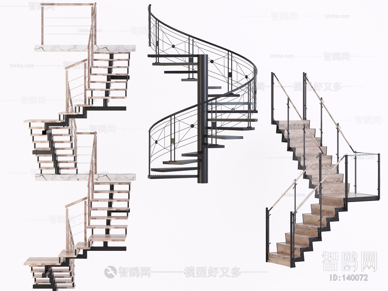 Modern Stair Balustrade/elevator