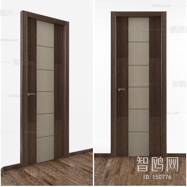 Modern Solid Wood Door