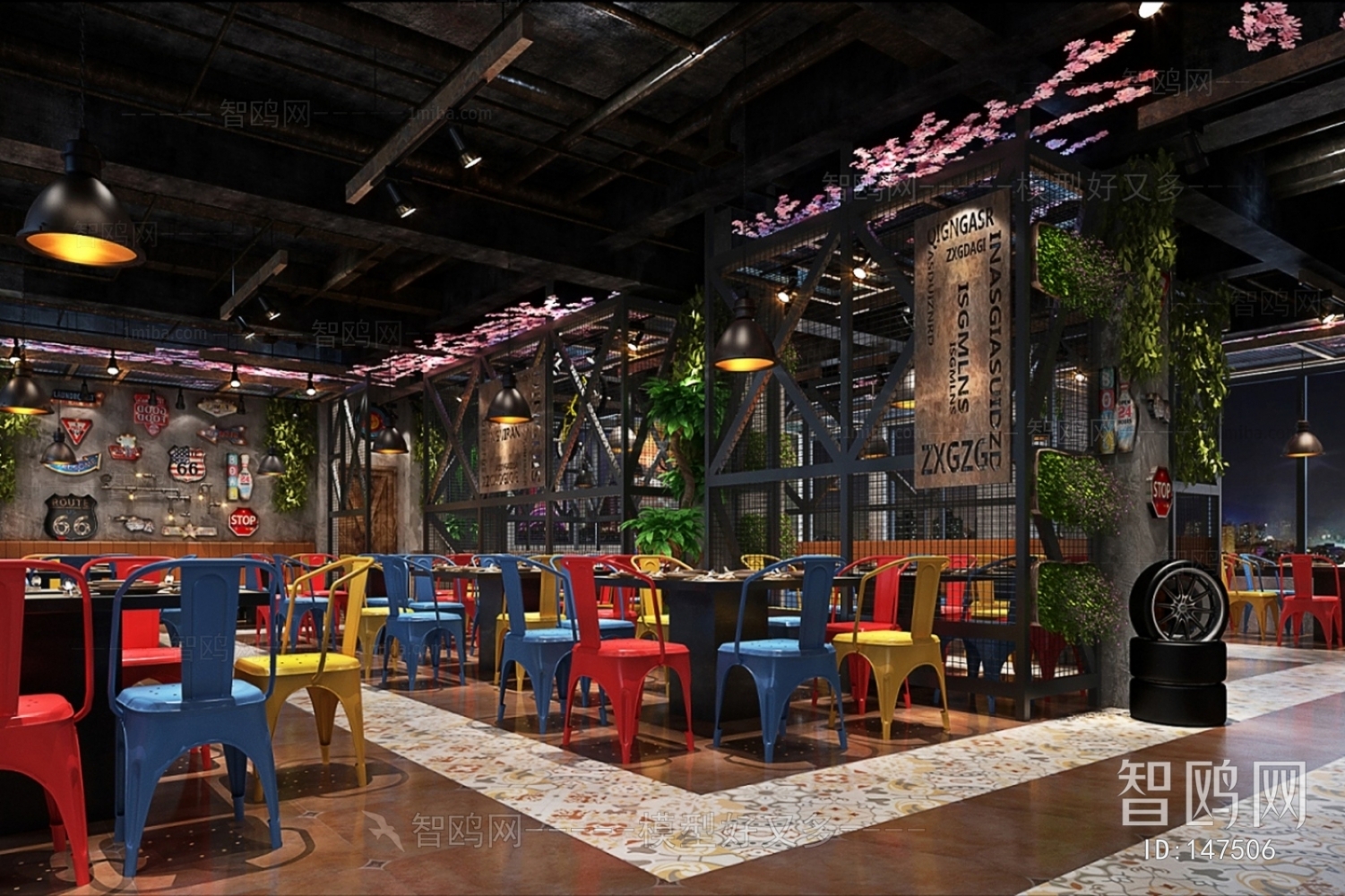 Industrial Style Restaurant