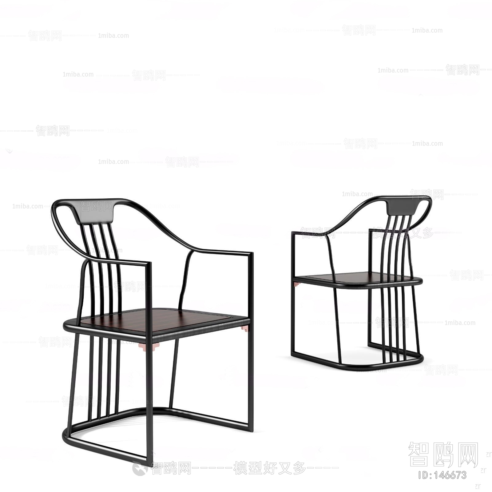 New Chinese Style Single Chair