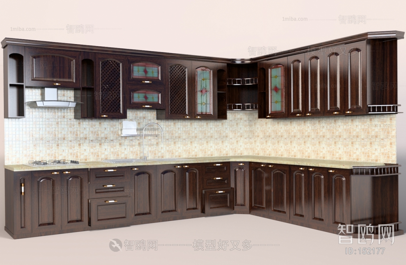 European Style Kitchen Cabinet