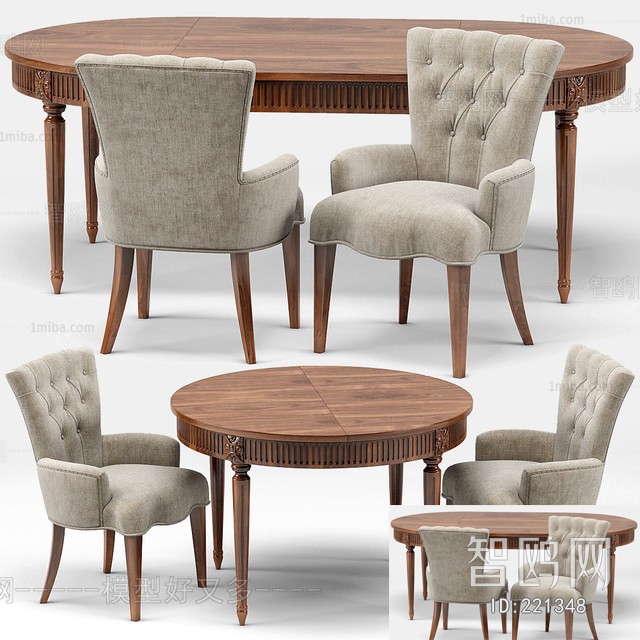 American Style Dining Table And Chairs