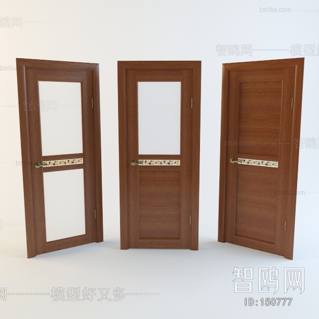 Modern Solid Wood Door