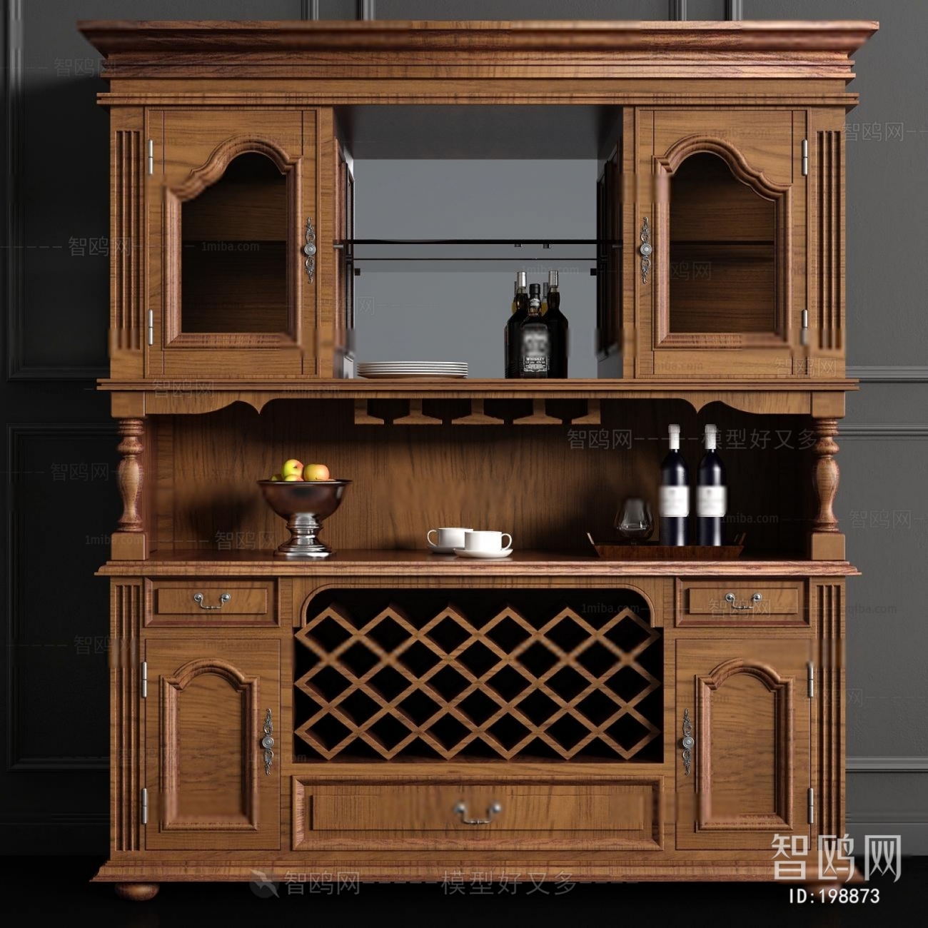 American Style Wine Cabinet