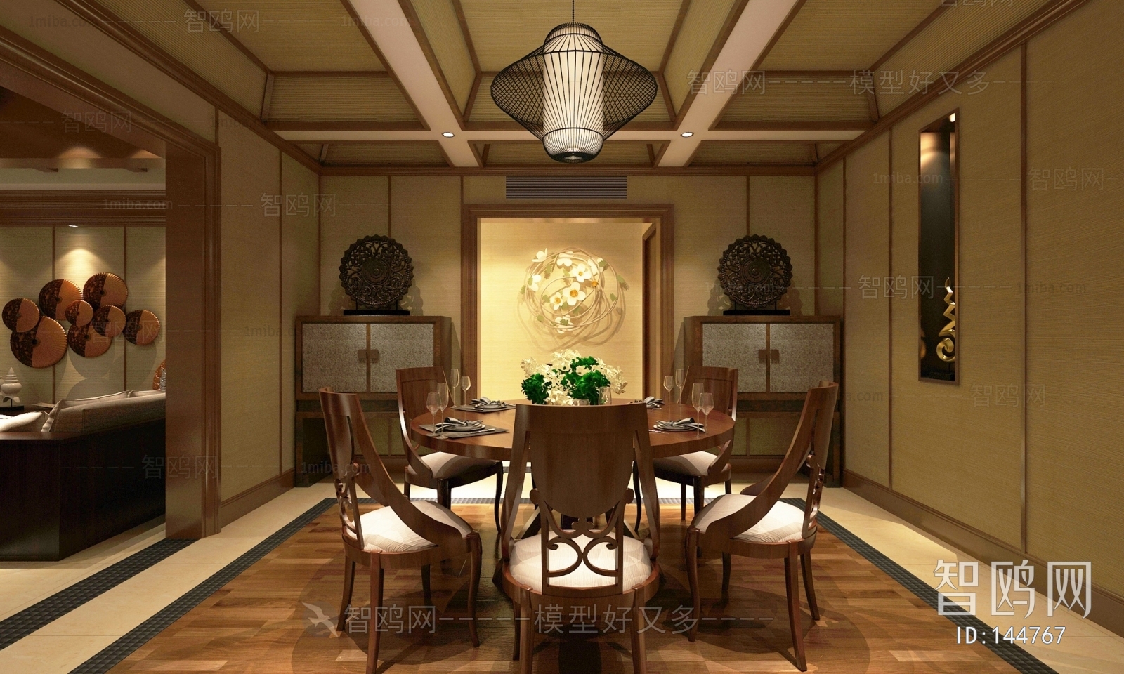 New Chinese Style Dining Room