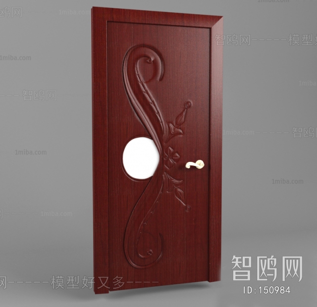 Modern Solid Wood Door