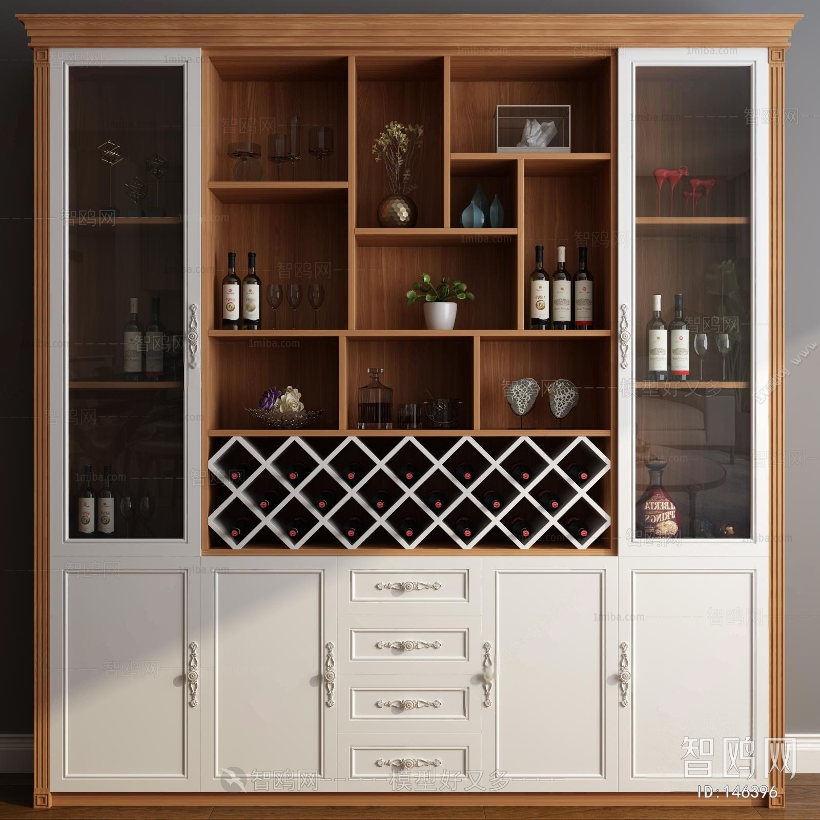 American Style Wine Cabinet