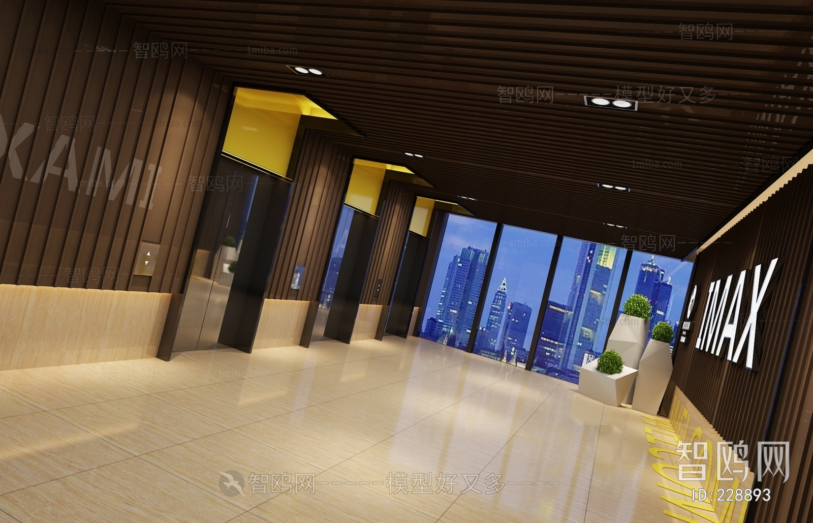 Modern Corridor/elevator Hall