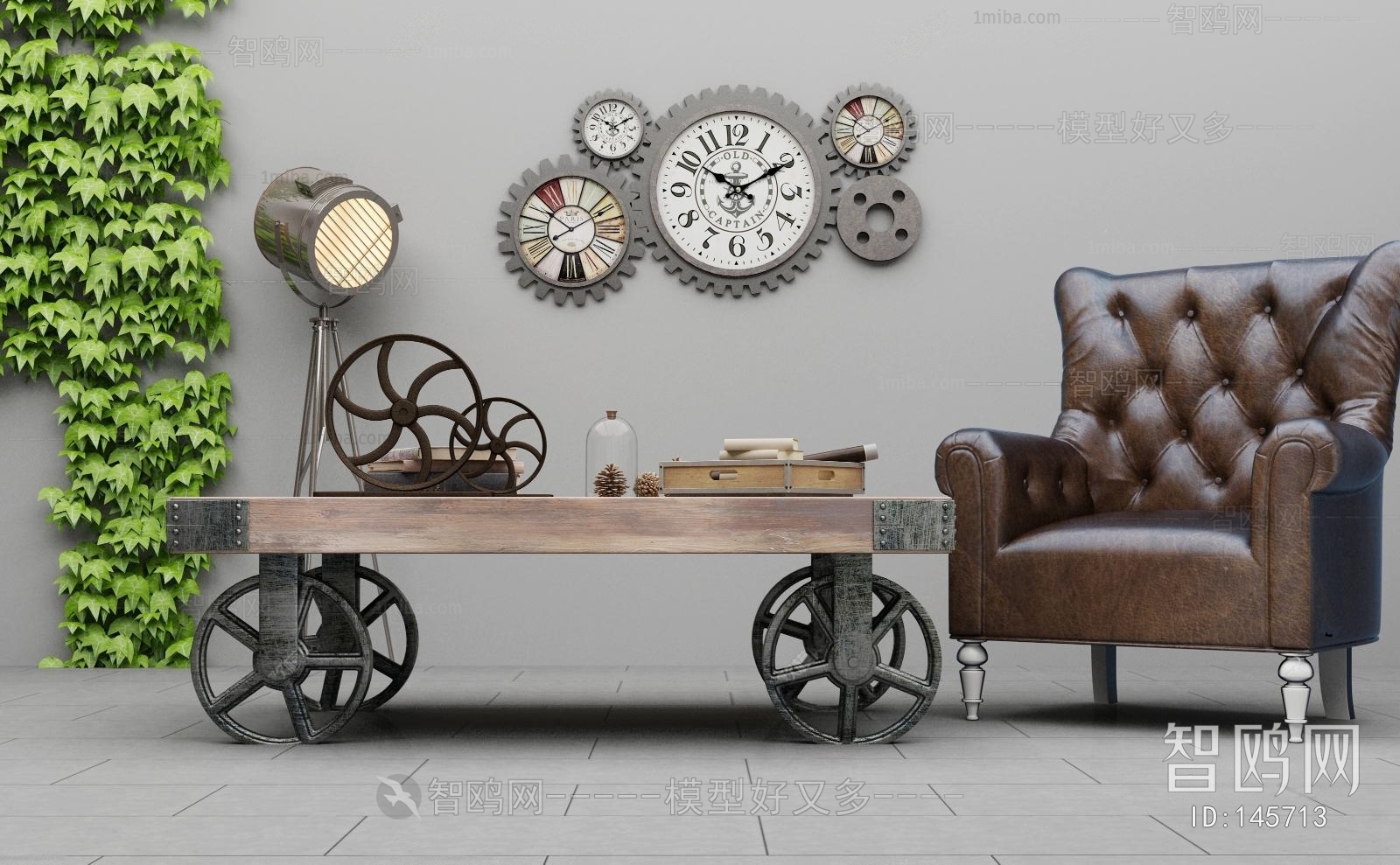 Industrial Style Coffee Table