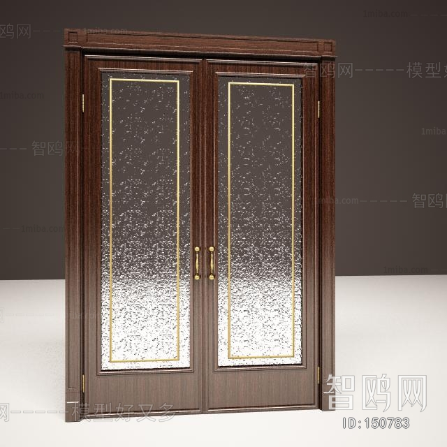 Modern Solid Wood Door