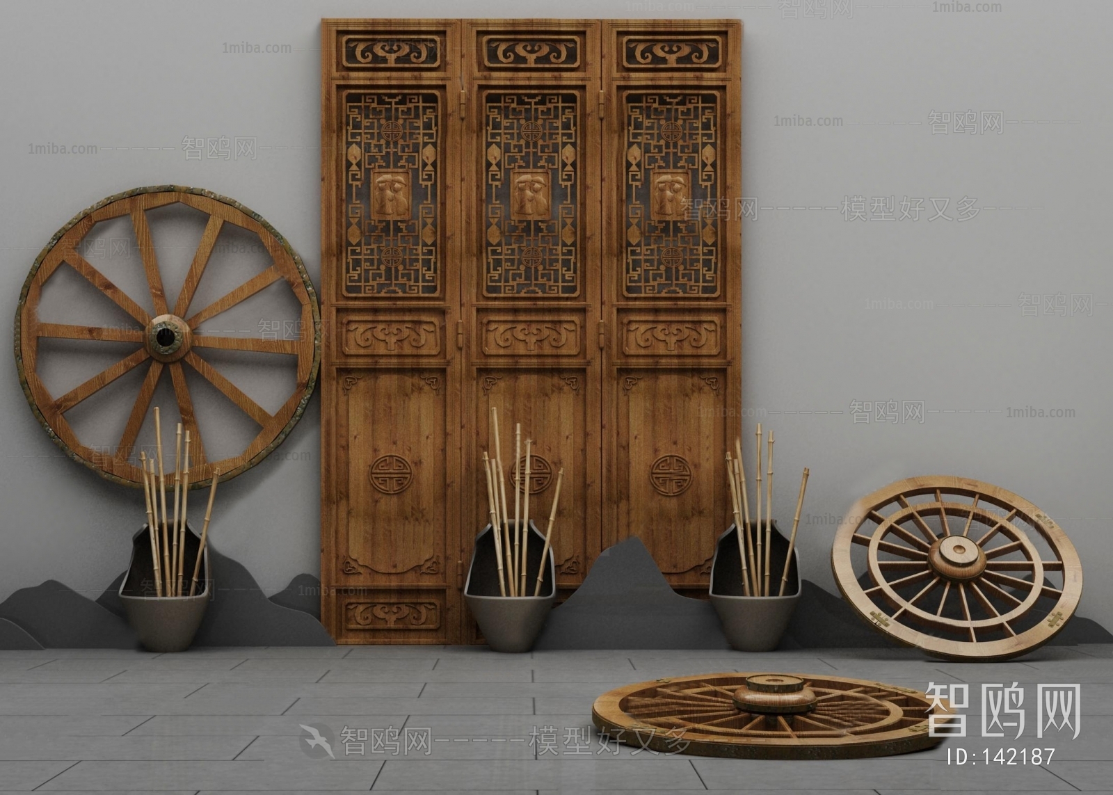 New Chinese Style Door