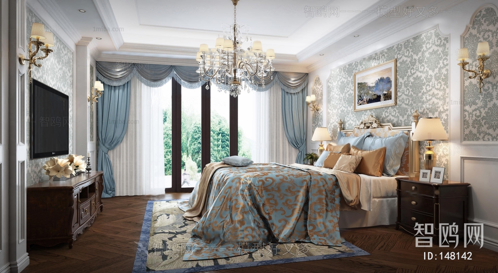 European Style Bedroom