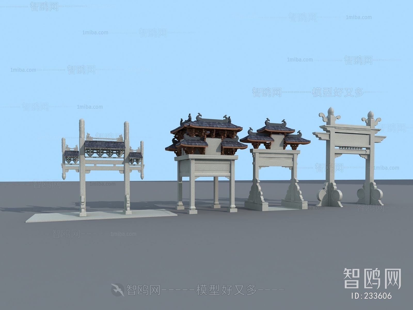 Chinese Style Building Component