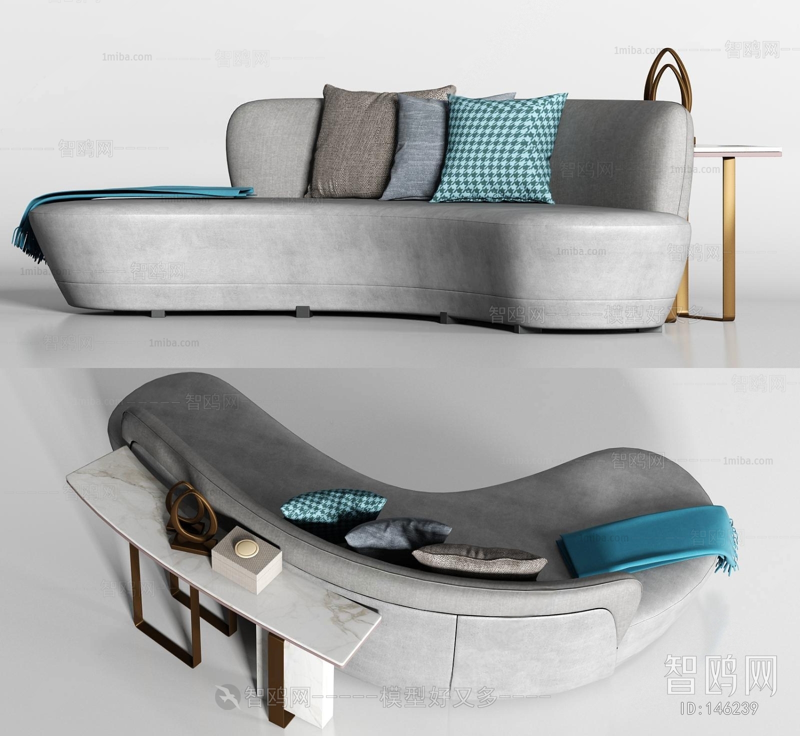 Modern Multi Person Sofa