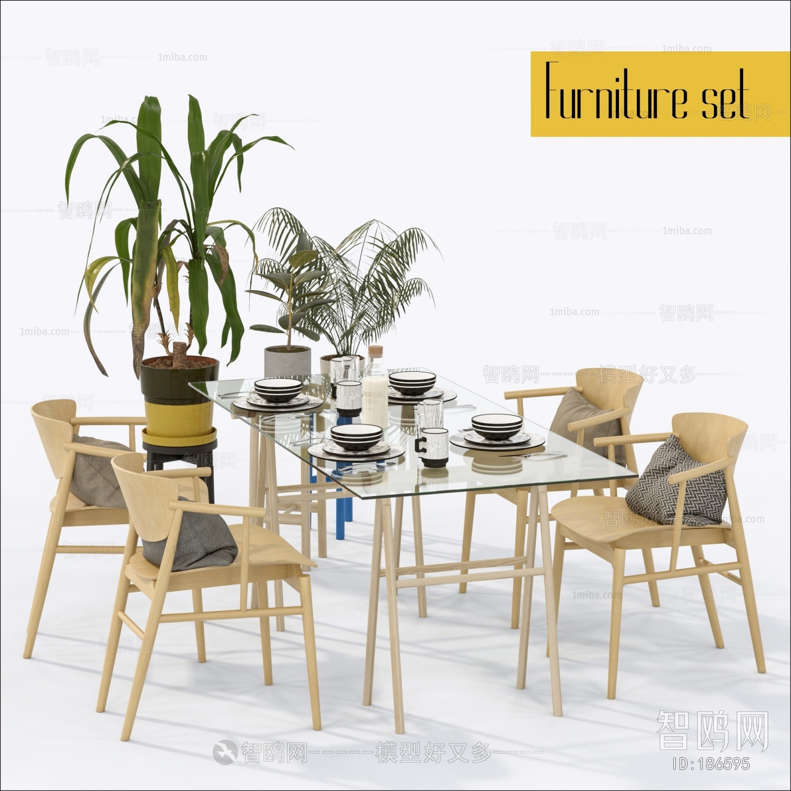 Nordic Style Dining Table And Chairs