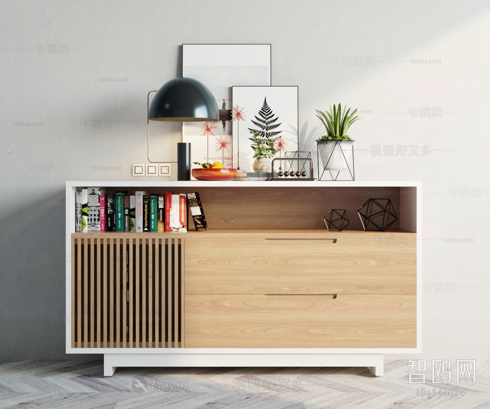 Nordic Style Side Cabinet/Entrance Cabinet