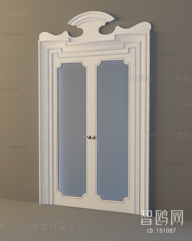 Modern Solid Wood Door