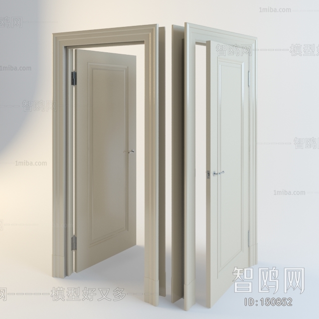 Modern Solid Wood Door