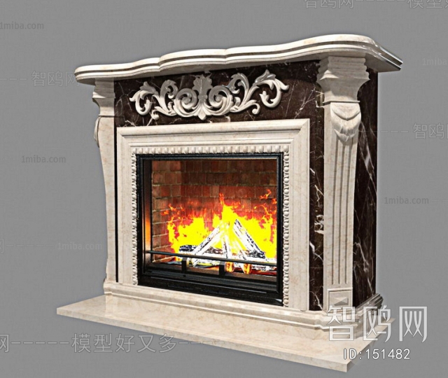 European Style Fireplace