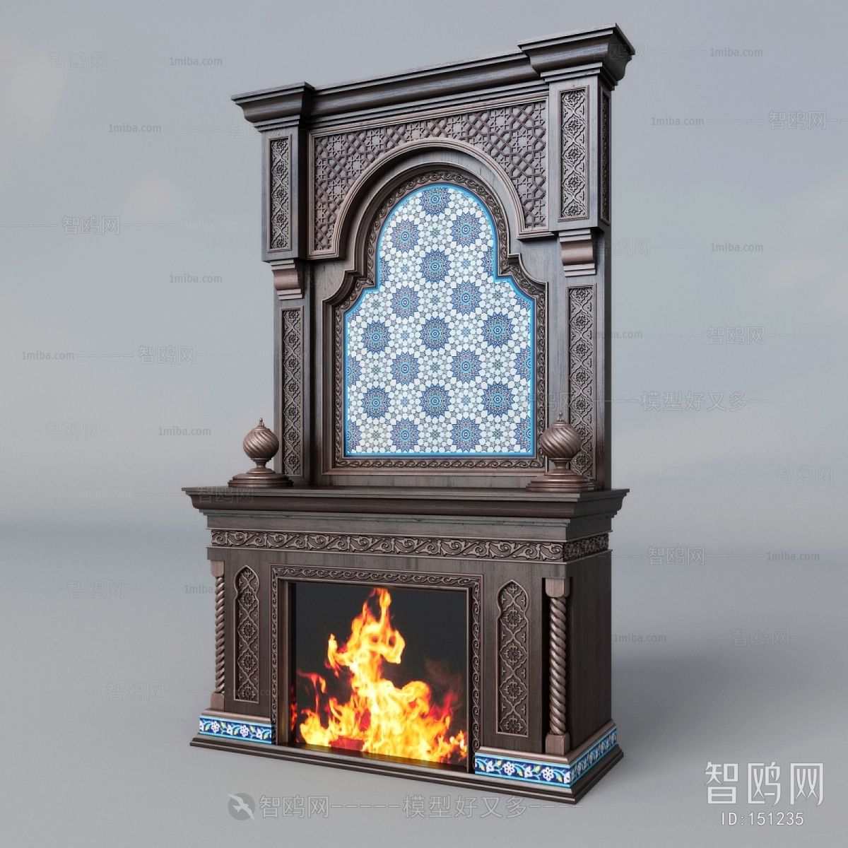 European Style Fireplace