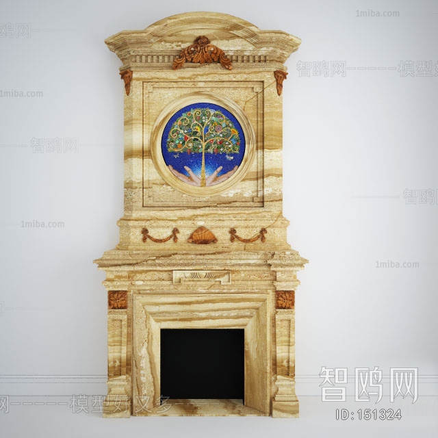 European Style Fireplace