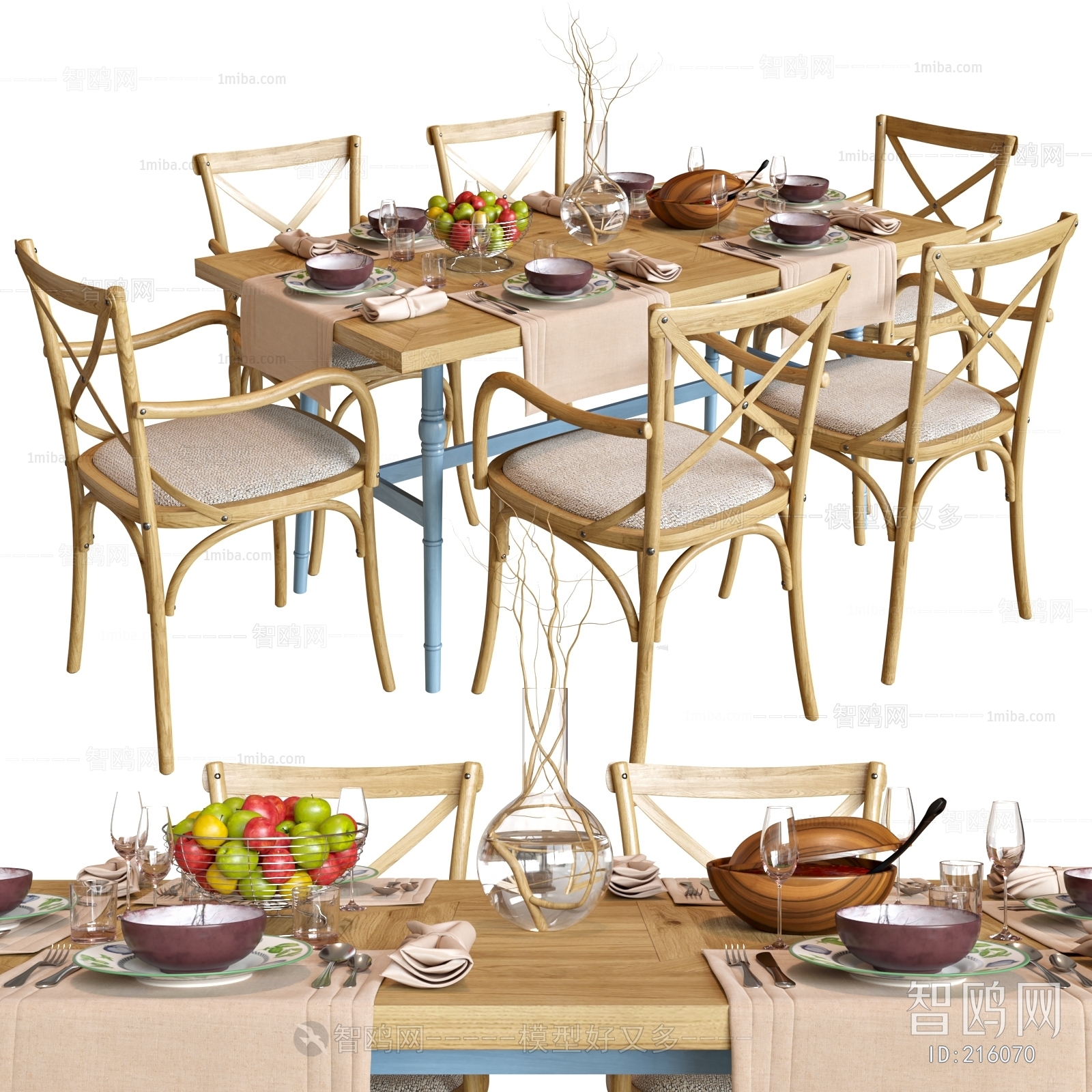 Nordic Style Dining Table And Chairs