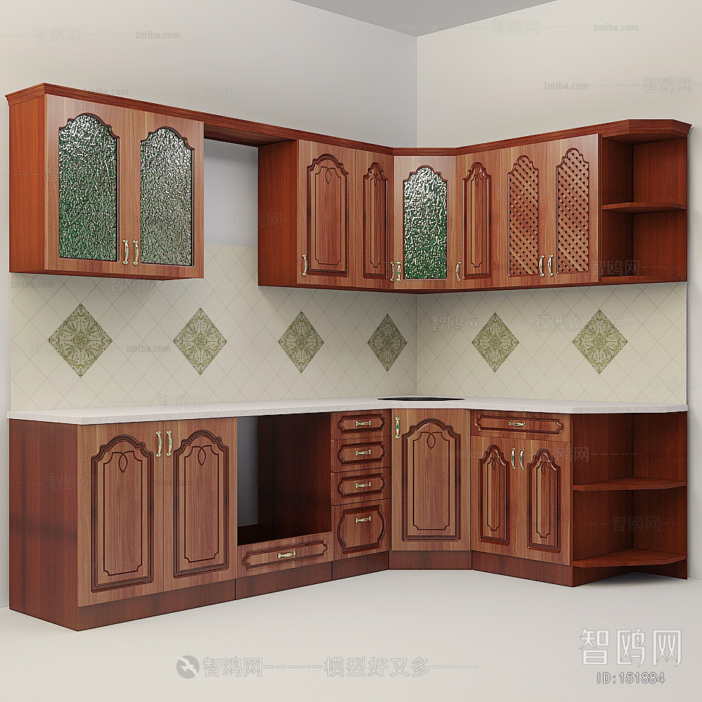 European Style Kitchen Cabinet