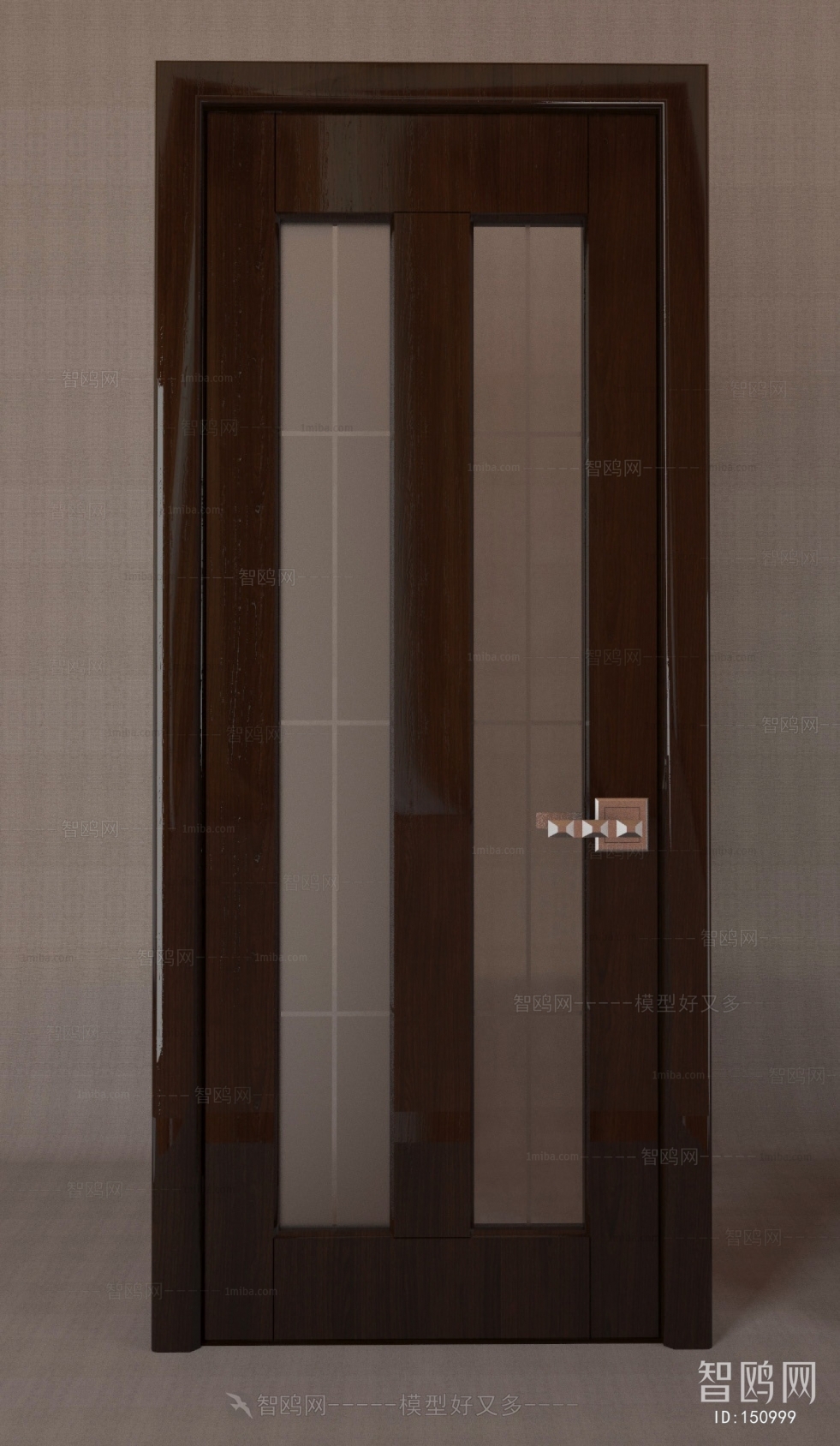 Modern Solid Wood Door