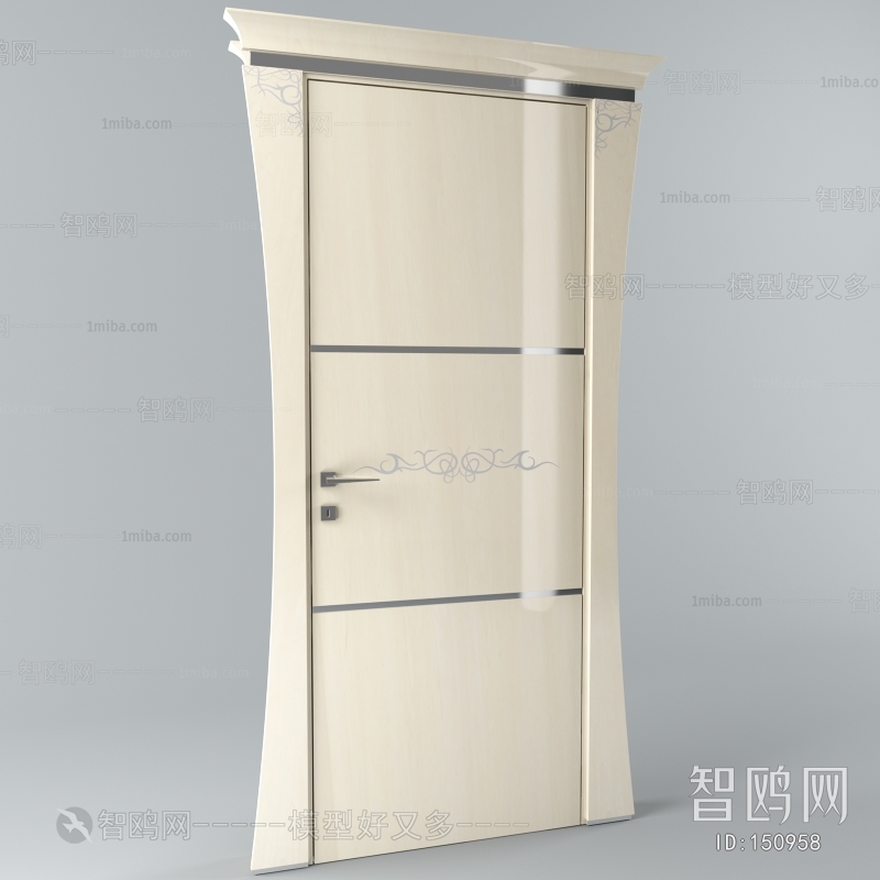 Modern Solid Wood Door