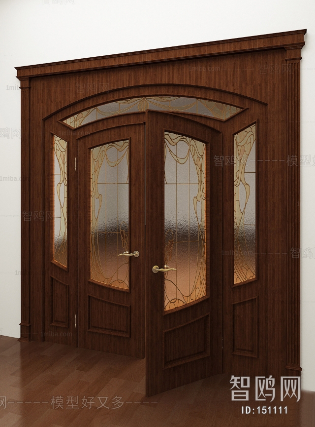 European Style Solid Wood Door