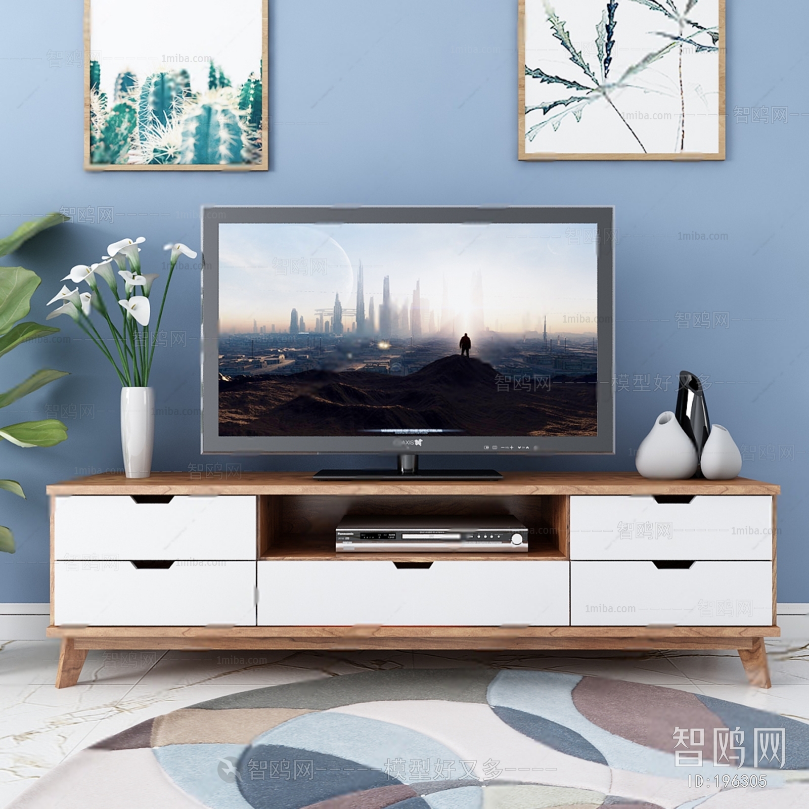 Nordic Style TV Cabinet