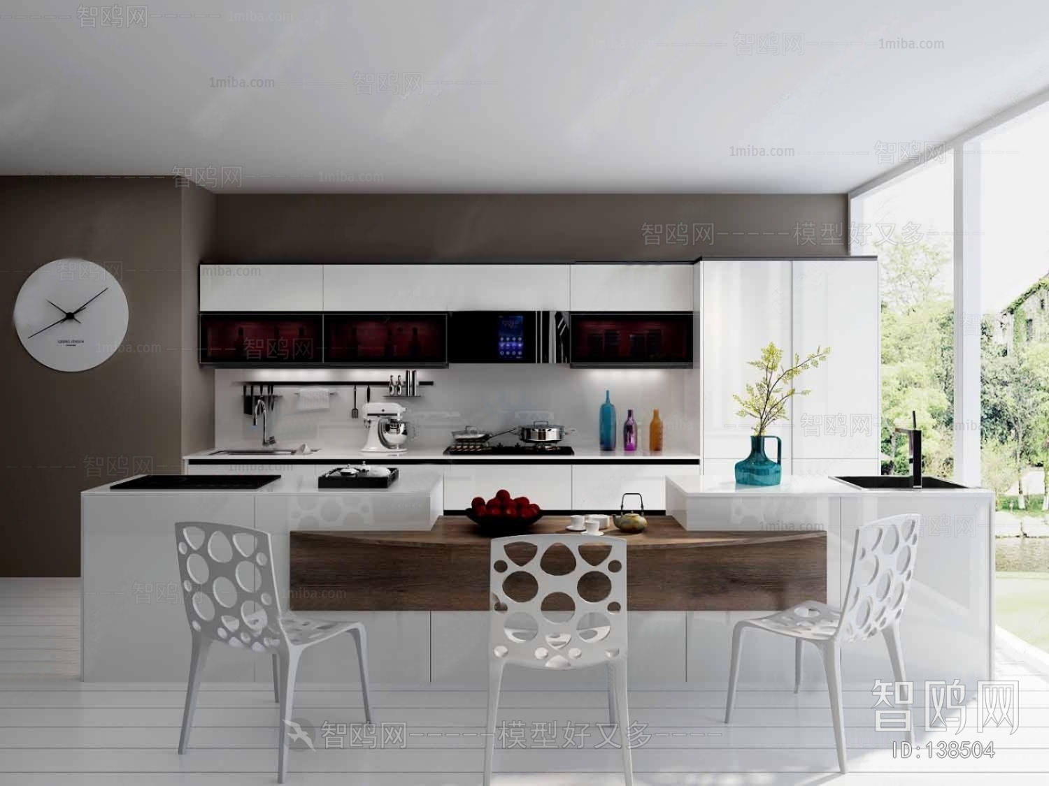 Nordic Style Open Kitchen