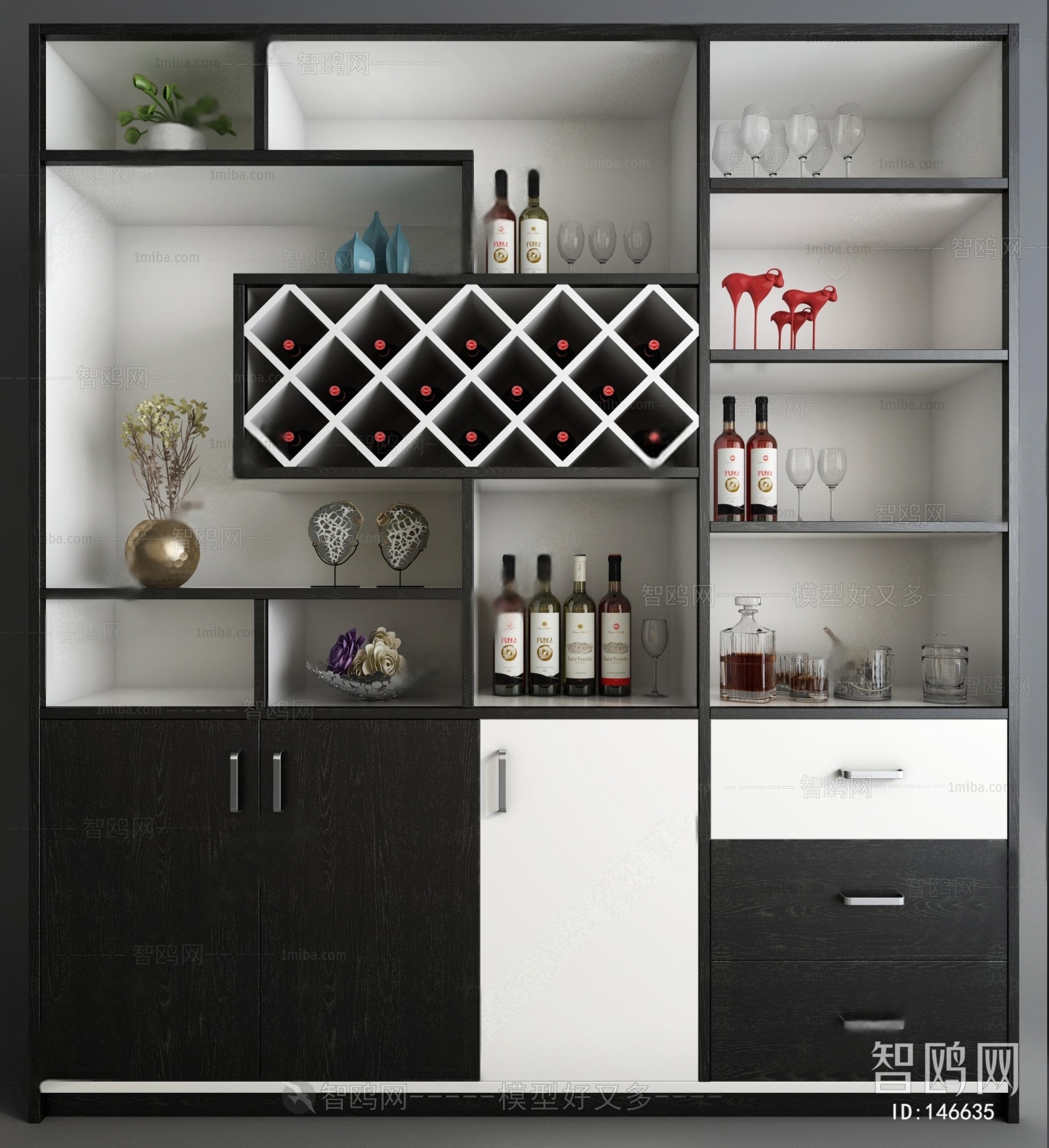 Modern Wine Cabinet