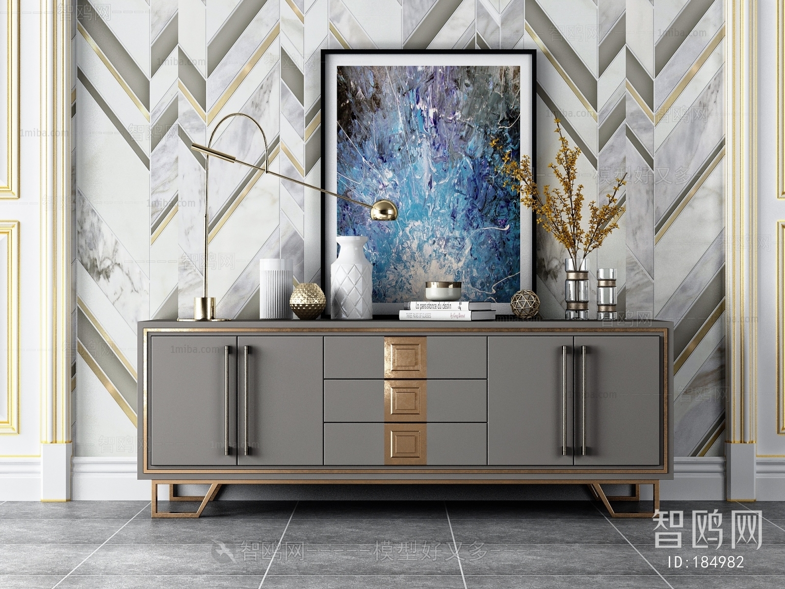 Modern Side Cabinet/Entrance Cabinet